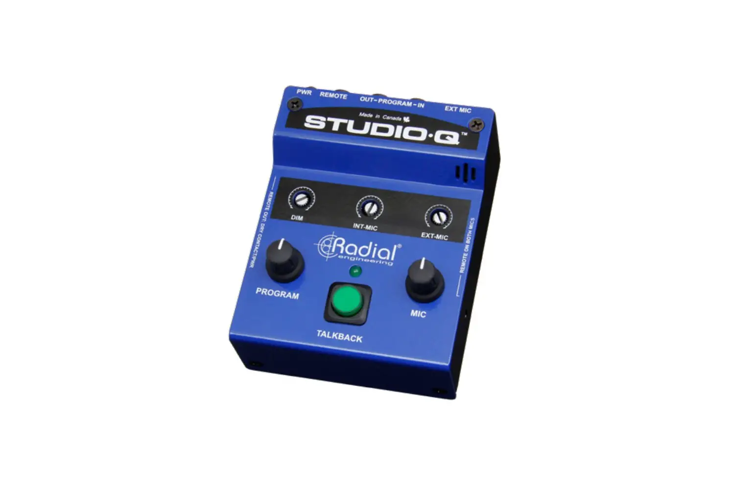 Radial Studio-q Tm Talk Back Interface User Guide