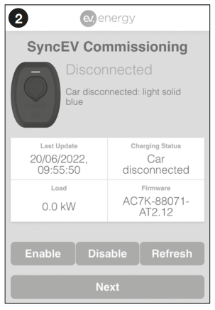 Smart Charge App Commissioning