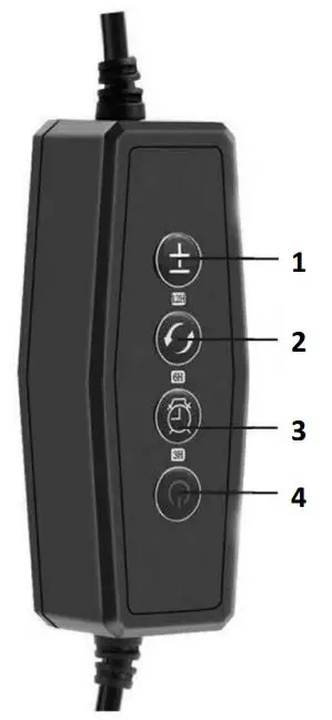 WeTeLux 95 14 08 LED Plant Grow Light 24 W User Manual - Assembling and Setting up