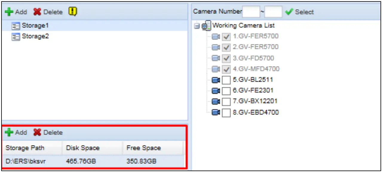 Assigning Storage Paths