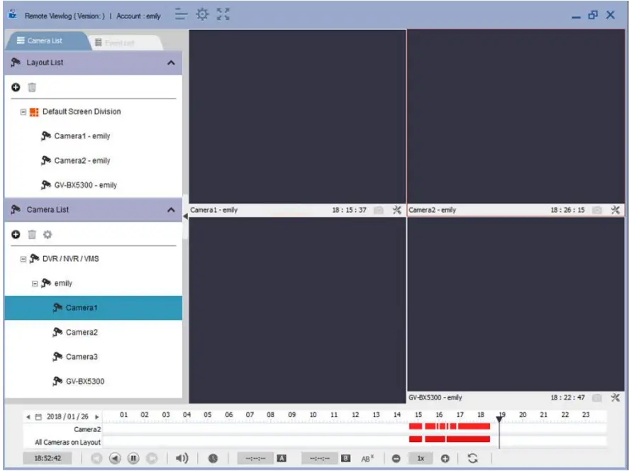 Connecting with Remote ViewLog