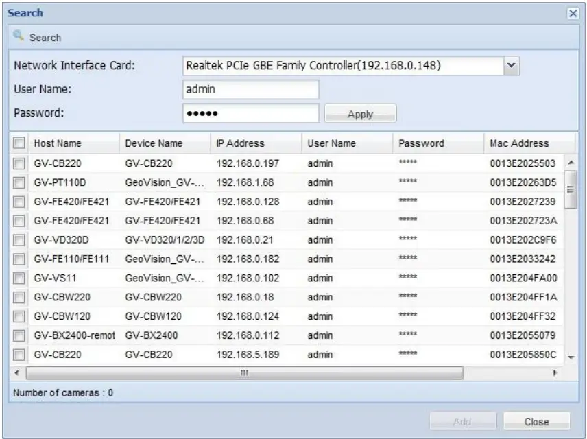 Adding IP Video Devices