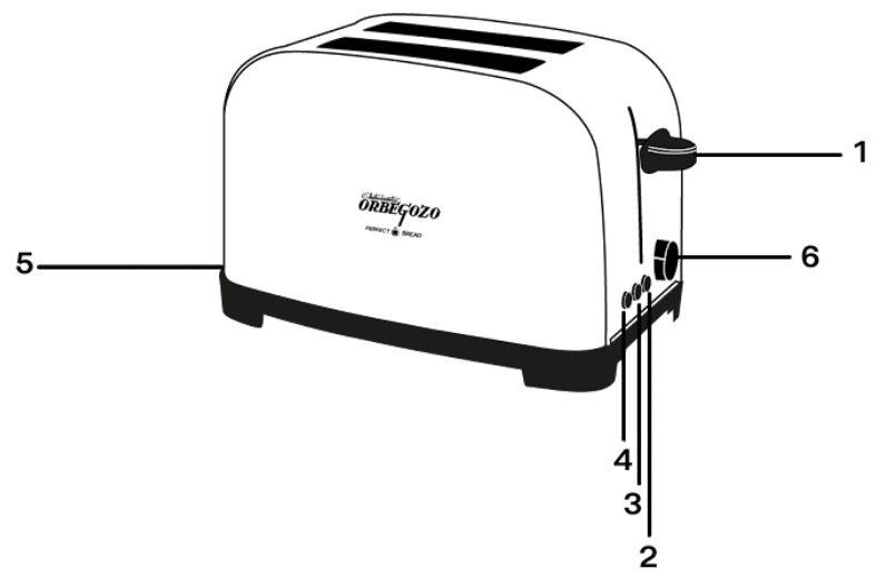 Orbegozo TOV 5200 Bread Toaster - OPERATION