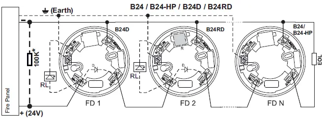 TELETEK-SensoMAG-F10B-Conventional-Fire-Alarm-Fixed-Temperature-Detector-fig-3