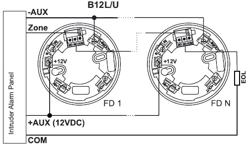TELETEK-SensoMAG-F10B-Conventional-Fire-Alarm-Fixed-Temperature-Detector-fig-4