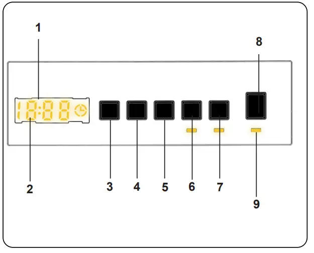 DAEWOO WM814T2WB2ES Washing Machine - Electronic Display