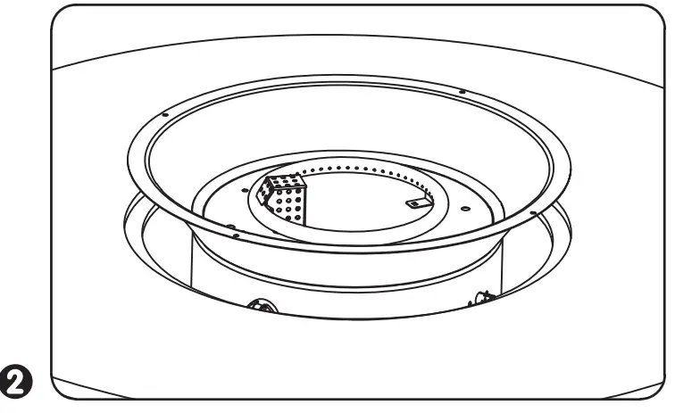 Fire Sense 63689-NG Jackson Round Aluminum Fire Pit - Assemble 11