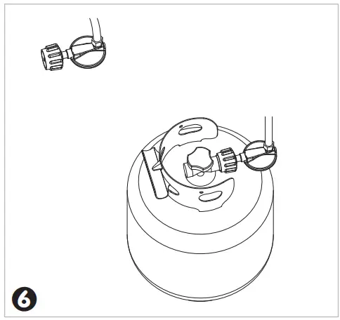 Fire Sense 63689-NG Jackson Round Aluminum Fire Pit - Assemble 7
