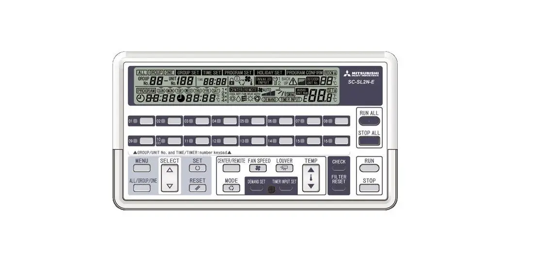 Mhi Sc-sl2na-e Air Conditioning Control System User Manual Mhi Sc-sl2na-e Air Conditioning Control System User Manual