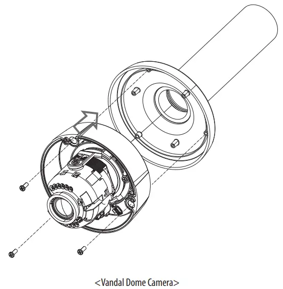 Hanwha Techwin SBP 301HM5 Series Hanging Mount Adaptor - Hanging Mount Adaptor
