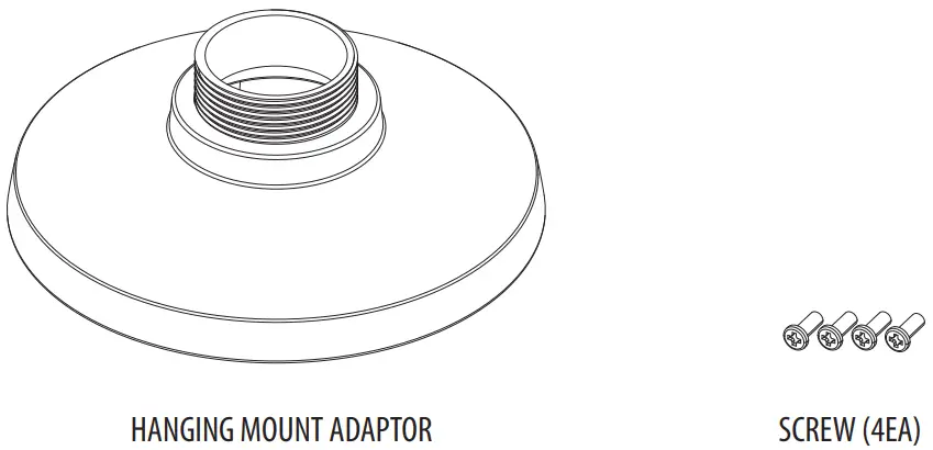 Hanwha Techwin SBP 301HM5 Series Hanging Mount Adaptor - Package 2