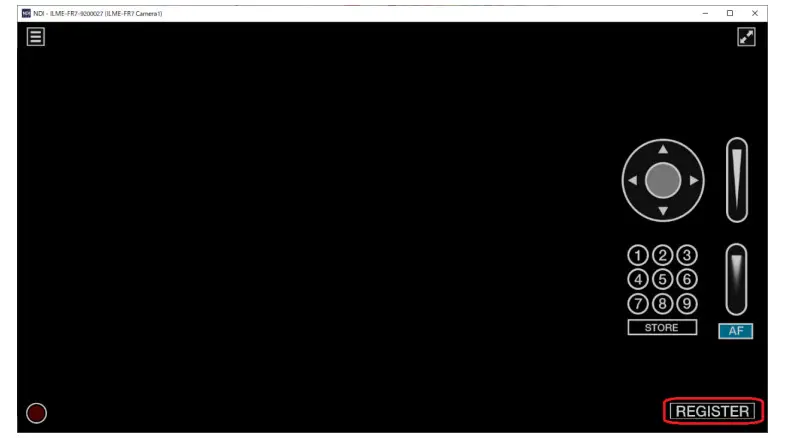 SONY ILME-FR7 Full Frame PTZ Interchangeable Lens Camera - button