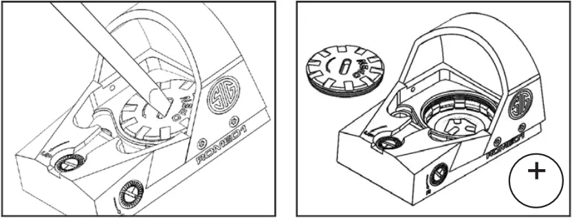 ROMEO1PRO - Installing the battery