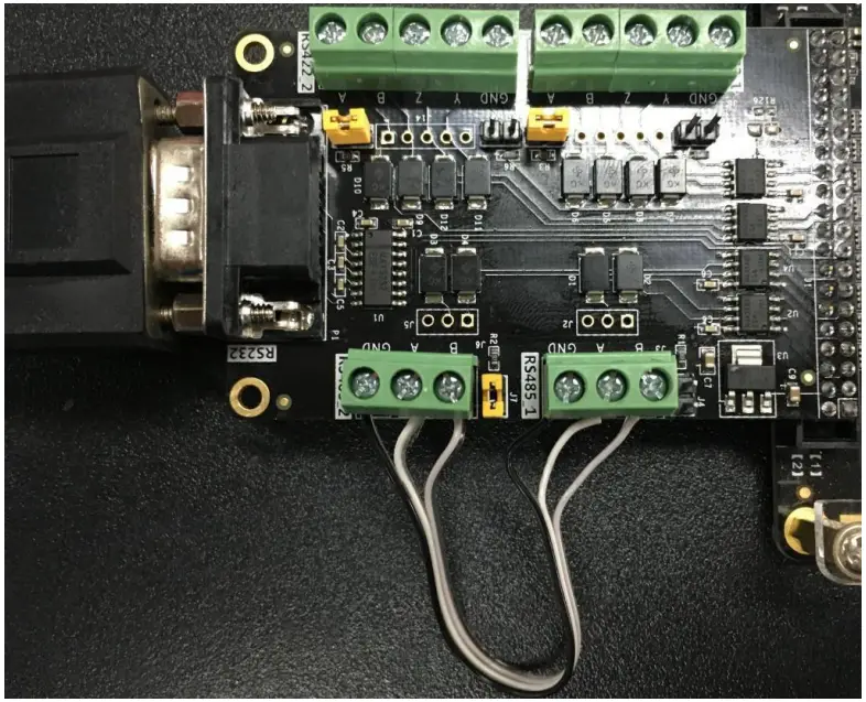 ALINX AN3485 RS232 or 484 or 422 Communication Module - communication hardware connection