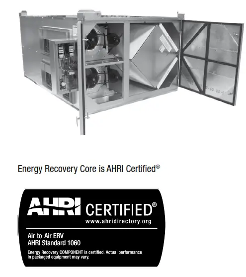 RenewAire HE Series ERV HE4XINH Energy Recovery Ventilator - INDOOR UNIT