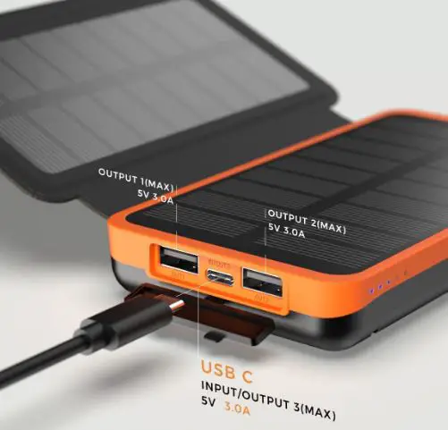 FEELLE-HI-S028-Solar-Charger-Power-Bank-fig-1