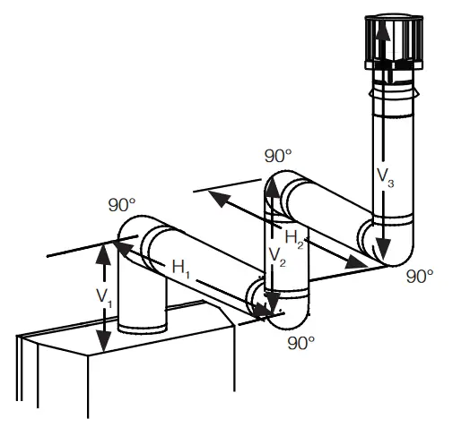 NAPOLEON BL36NTEA1 Ascent Pro Series Electronic Ignition Direct Vent Gas Fireplace- Simple venting 2