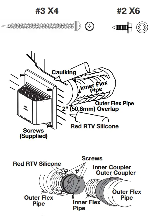 NAPOLEON BL36NTEA1 Ascent Pro Series Electronic Ignition Direct Vent Gas Fireplace -additional length