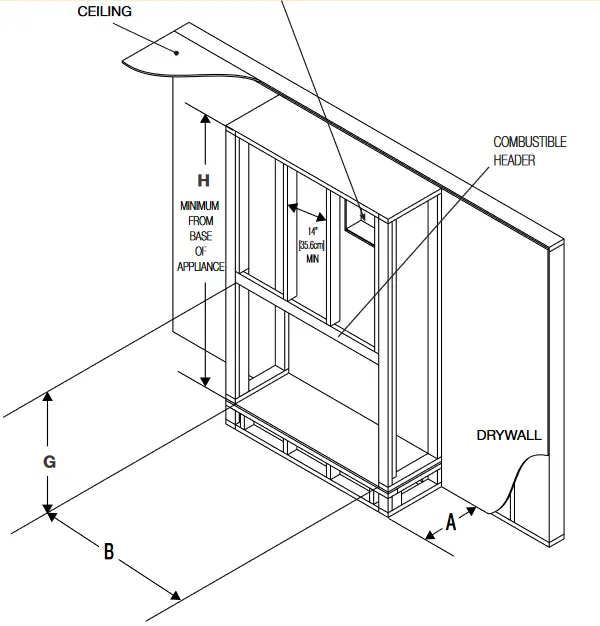 NAPOLEON BL36NTEA1 Ascent Pro Series Electronic Ignition Direct Vent Gas Fireplace - flush