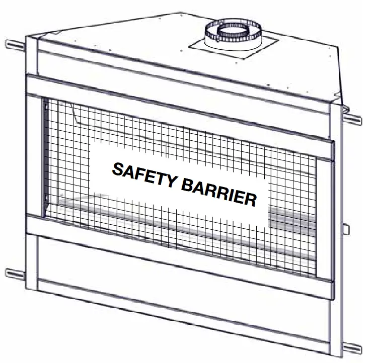 NAPOLEON BL36NTEA1 Ascent Pro Series Electronic Ignition Direct Vent Gas Fireplace