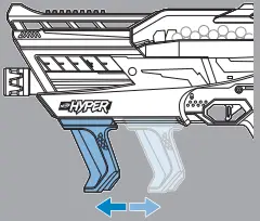 Hasbro F6111 Nerf Hyper Evolve-100 Blaster A2