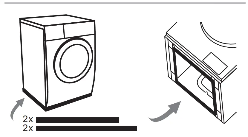 Esatto EFLW10W Front Load Washing Machine - ACOUSTIC SPONGE