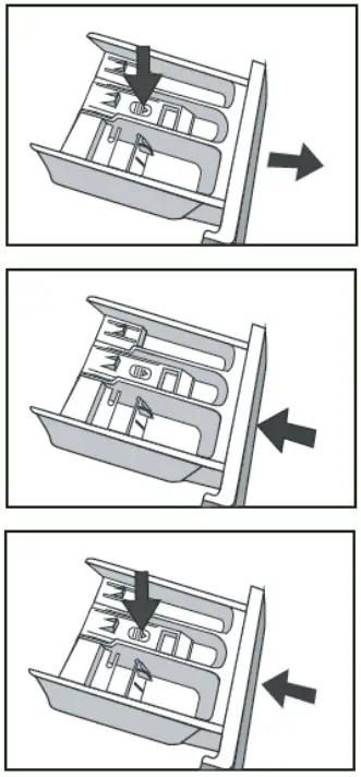 Esatto EFLW10W Front Load Washing Machine - CLEANING THE DETERGENT DRAWER