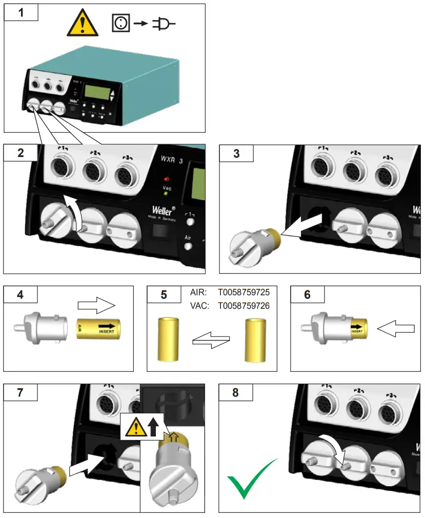 Weller WXR 3 3 Channel Power Unit - Filter change