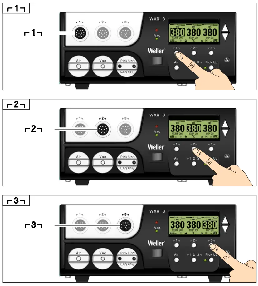 Weller WXR 3 3 Channel Power Unit - Select channe