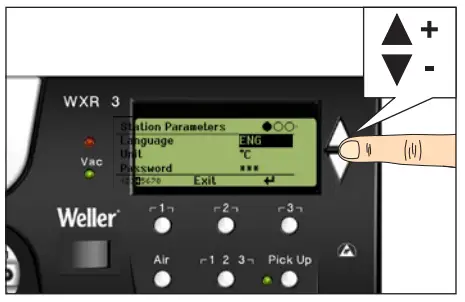 Weller WXR 3 3 Channel Power Unit - set value