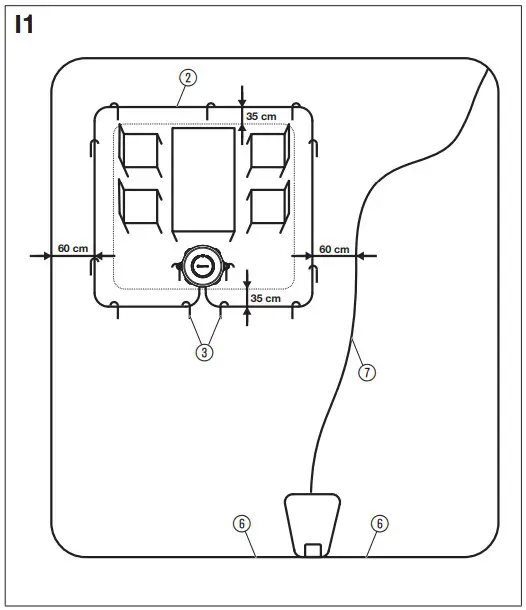 To connect the zone cable