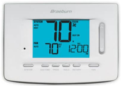 Braeburn-1220NC-Non-Programmable-Thermostat-Product-Specification-PRODUCT