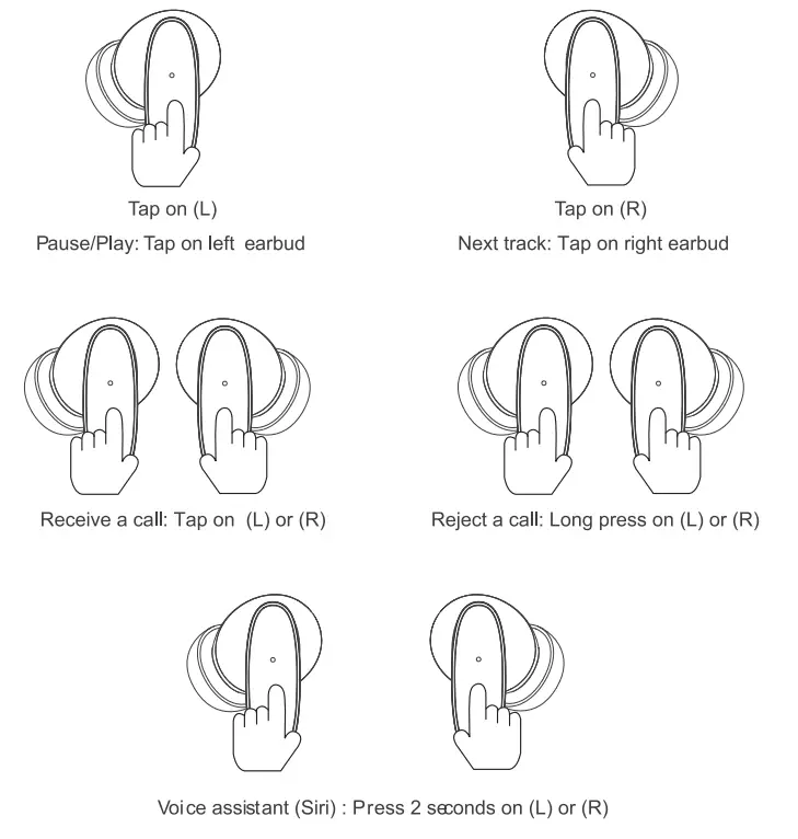 HORA AUT205 Bluetooth Wireless Headset - erbuds