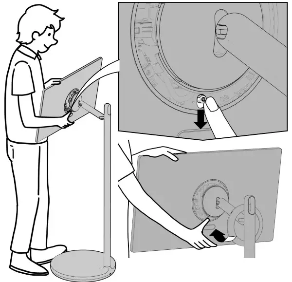 LG ART10 StanbyME Wireless LCD TV - bottom