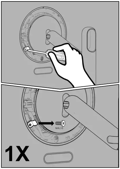 LG ART10 StanbyME Wireless LCD TV - holder screw