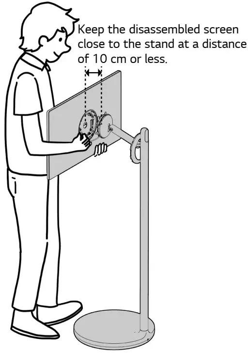 LG ART10 StanbyME Wireless LCD TV - screen