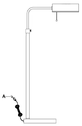 ETHAN ALLEN 092011 Wesley Pharmacy Floor Lamp fig-1