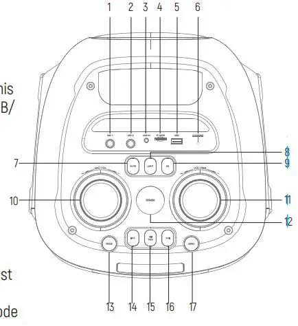 MouKey-MHs265-1 Karaoke-Speaker-with-Wireless-Mic-product-2