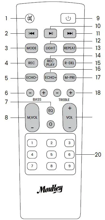 MouKey-MHs265-1 Karaoke-Speaker-with-Wireless-Mic-product-3