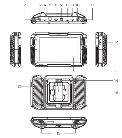 TOPDON UltraDiag 2 in 1 Diagnostic Scanner and Key Programmer - Tablet