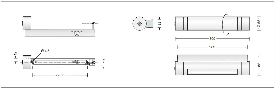 BEGA 230802 LED Wall Luminaire