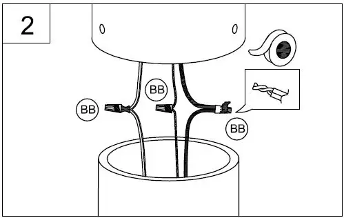 PROGRESS-LIGHTING-P540105-31M-1-Light-Matte-Black-Clear-and-Etched-Glass-Modern-Craftsman-Outdoor-Post-Light-04