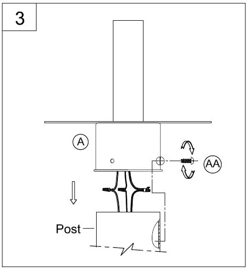 PROGRESS-LIGHTING-P540105-31M-1-Light-Matte-Black-Clear-and-Etched-Glass-Modern-Craftsman-Outdoor-Post-Light-05