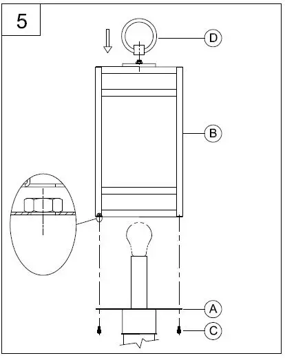 PROGRESS-LIGHTING-P540105-31M-1-Light-Matte-Black-Clear-and-Etched-Glass-Modern-Craftsman-Outdoor-Post-Light-07