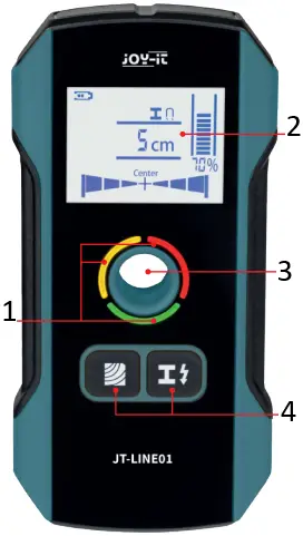 JOY-iT JT-Line01 Cable Locator and Wall Scanner A1