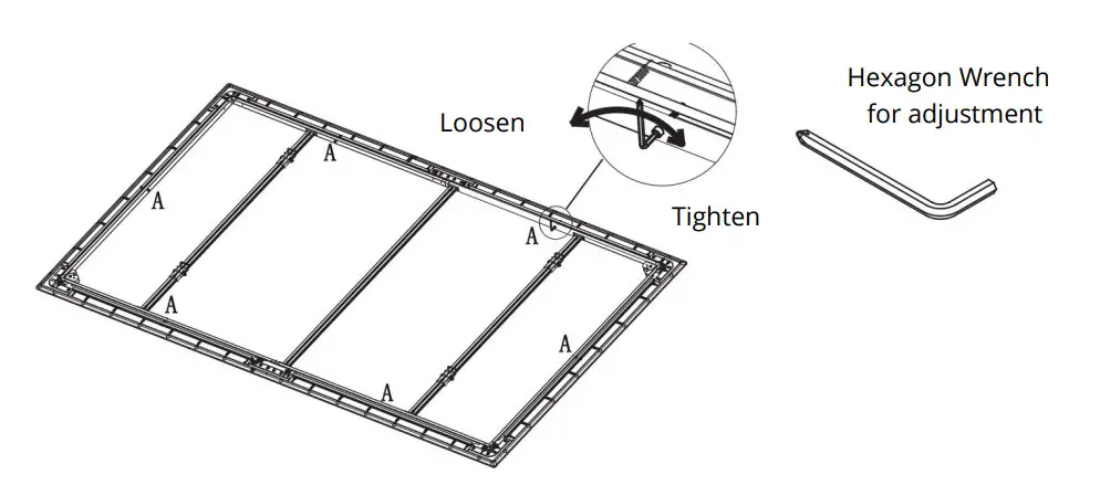VAVA VA-LTS005 Adjustable ALR Screen - bolts