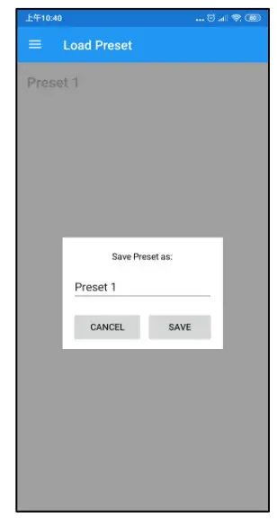 Apps Video Wall Control II App for Android - Preset 2