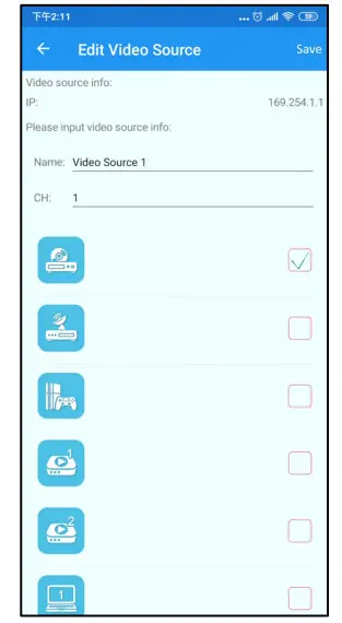 Apps Video Wall Control II App for Android - Transmitters 2