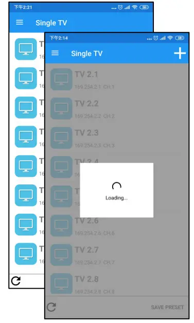Apps Video Wall Control II App for Android - Transmitters 24