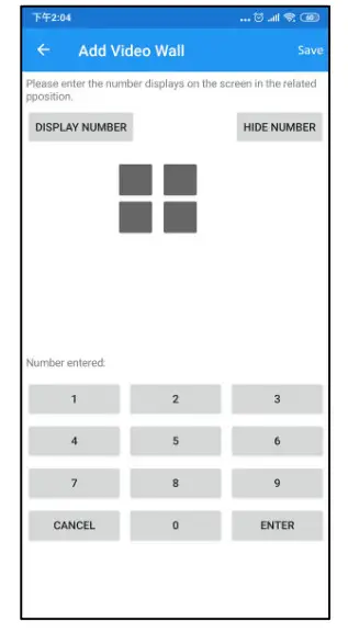Apps Video Wall Control II App for Android - Transmitters 9